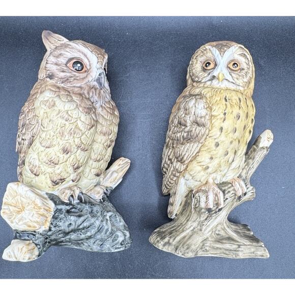2 Vintage Ceramic Owls Made in Japan & Hand Painted Andrea Sadak? - Picture 11 of 11